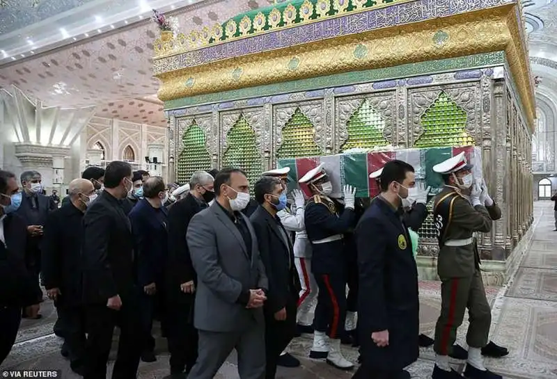 funerale di moshen fakhrizadeh  a teheran 4