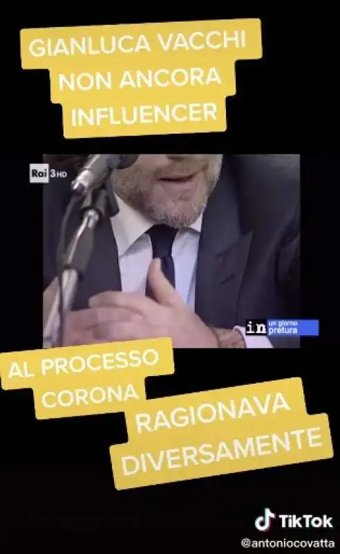 gianluca vacchi al processo corona 5