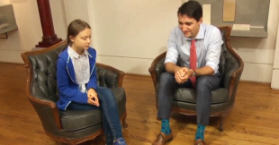 greta thunberg justin trudeau