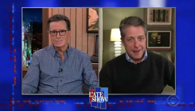 hugh grant ospite di stephen colbert 2