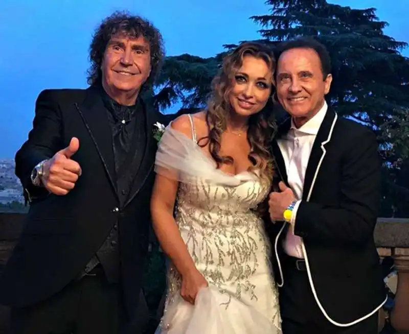 il matrimonio di stefano d orazio con tiziana giardoni e roby facchinetti