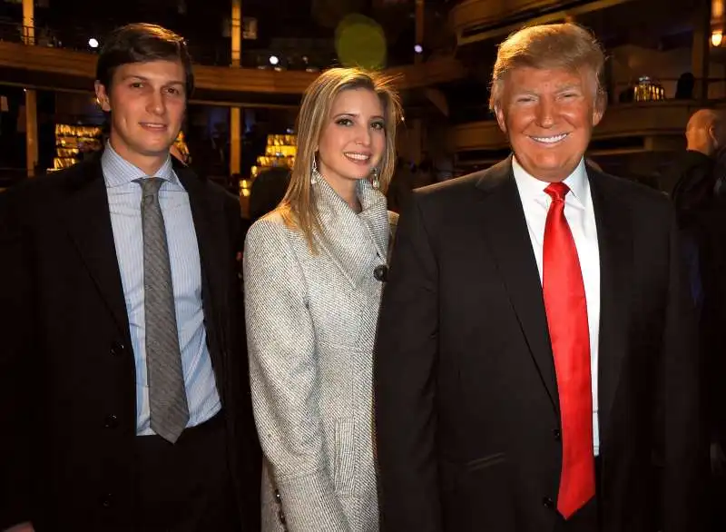 jared kushner con ivanka e donald trump