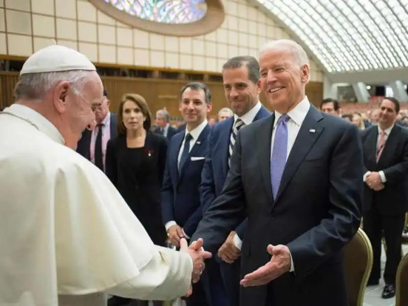 JOE HUNTER BIDEN JOSE MARIO BERGOGLIO PAPA FRANCESCO