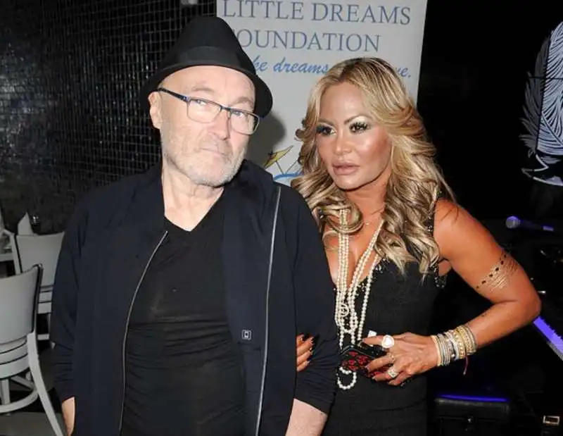 phil collins e orianne cevey