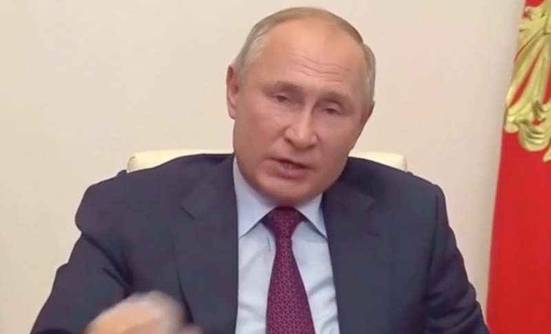 putin con la tosse in diretta 1