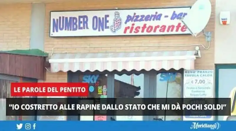 rapina pizzeria number one   casandrino