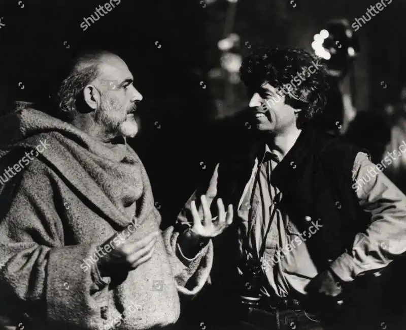 sean connery e jean jacques annaud   set del nome della rosa 