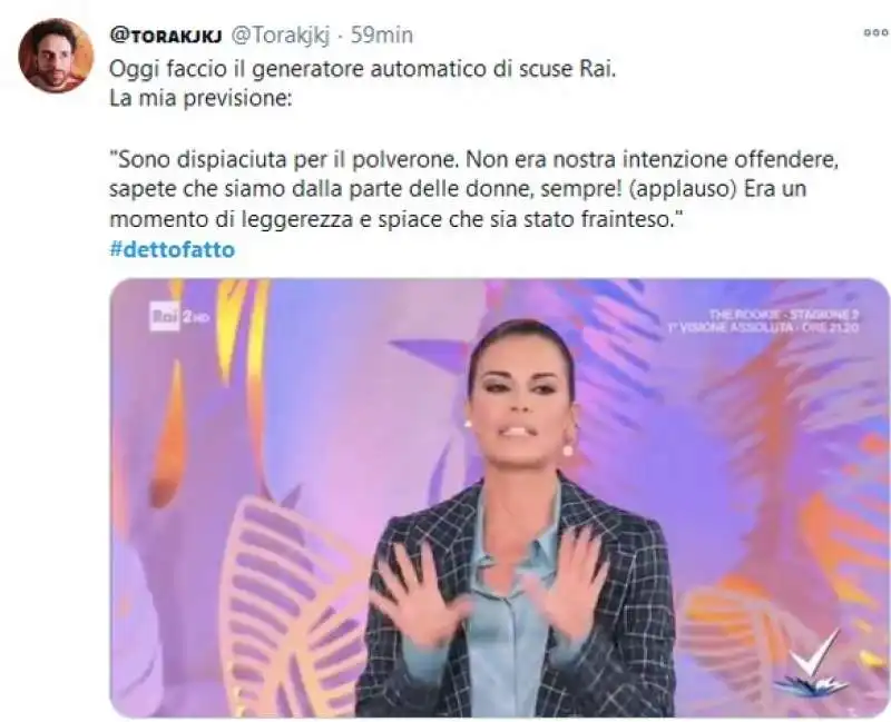 tweet sul tutorial di detto fatto