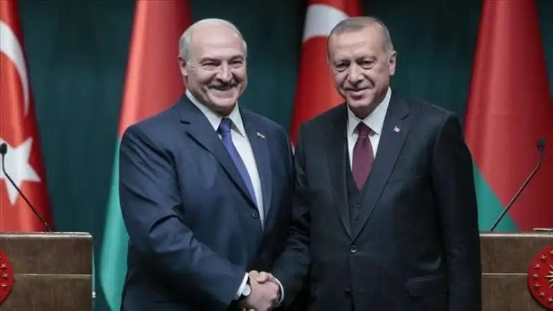 ALEXANDER LUKASHENKO RECEP TAYYIP ERDOGAN