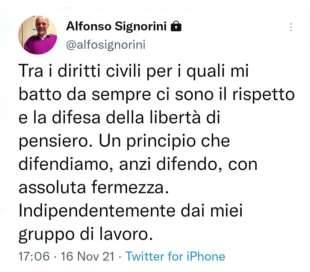 ALFONSO SIGNORINI SUL CASO ABORTO