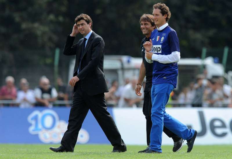 andrea agnelli antonio conte john elkann foto mezzelani gmt 92