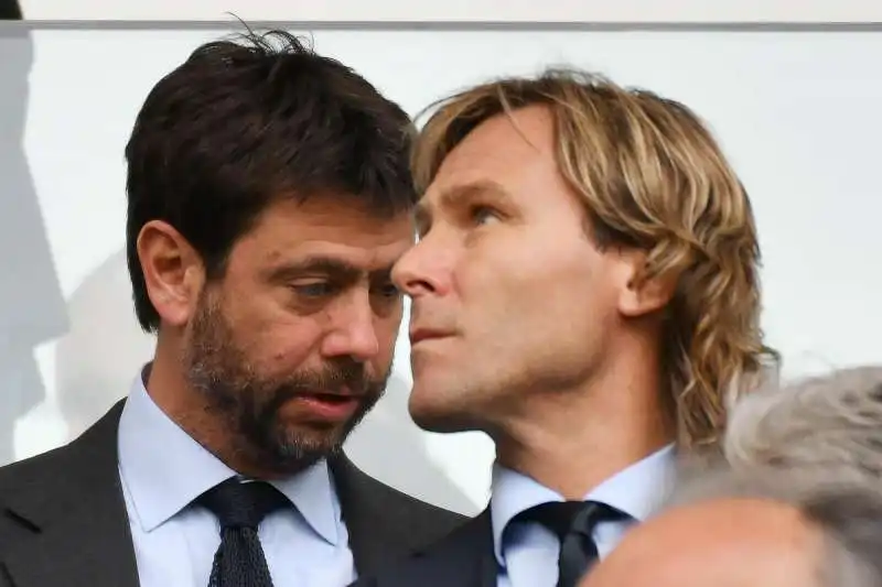 andrea  agnelli e pavel nedved foto mezzelani gmt30