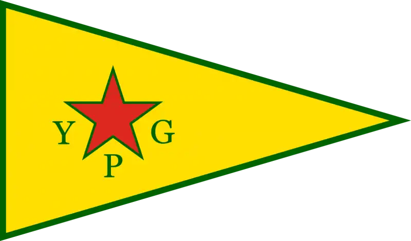 bandiera dell ypg   brigata militare dei curdi 