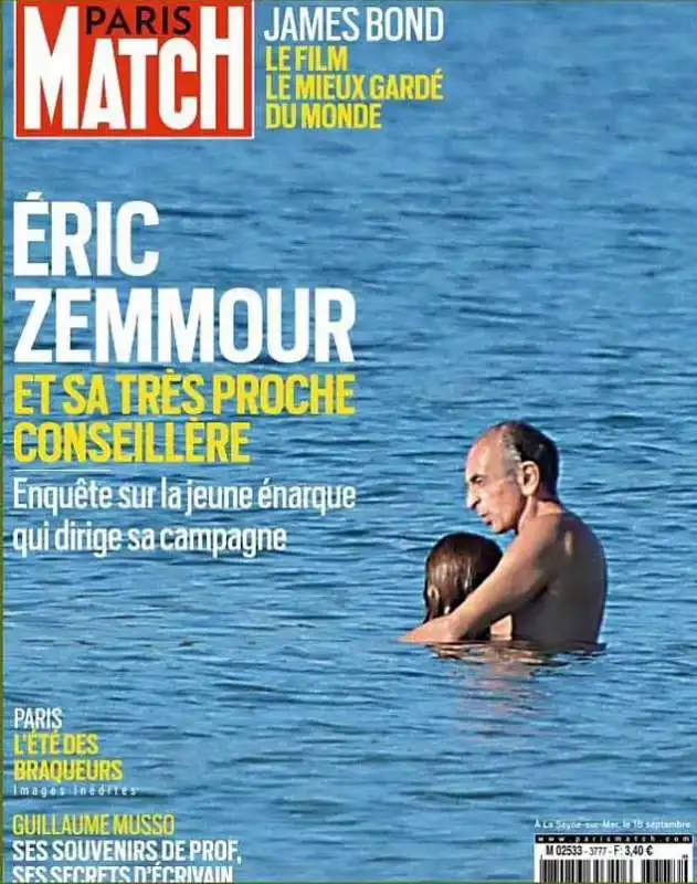 COPERTINA DI PARIS MATCH CON ERIC ZEMMOUR