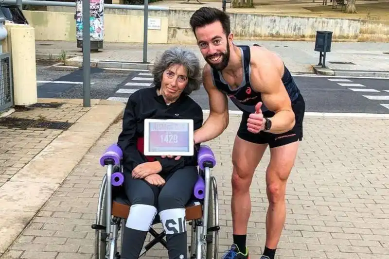 eric domingo roldan e la maratona corsa con la madre malata 4