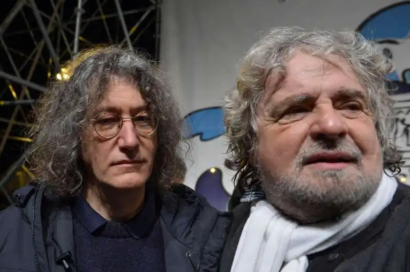 gianroberto casaleggio e beppe grillo