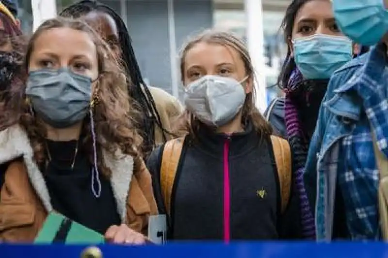 greta thunberg a glasgow 11