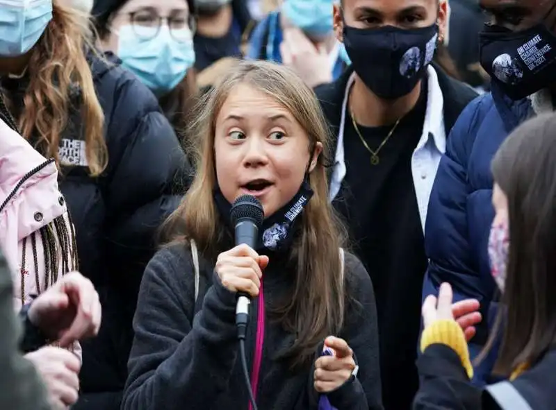 greta thunberg a glasgow 13