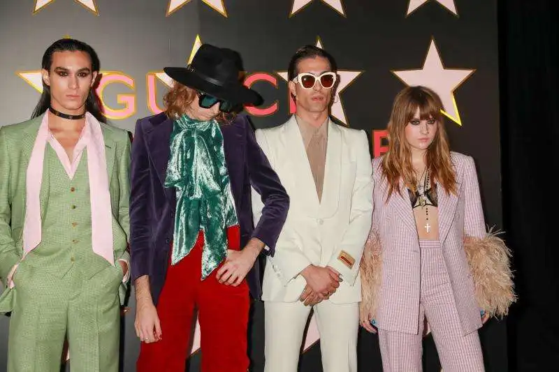 i maneskin al gucci fashion show