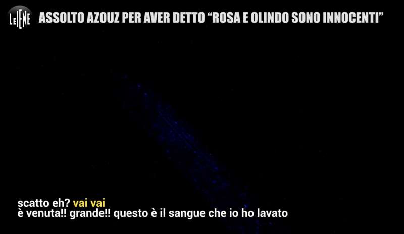 il servizio delle iene sull assoluzione di azouz e la prova della macchia di sangue 3