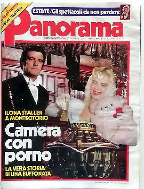 ilona staller panorama 1987