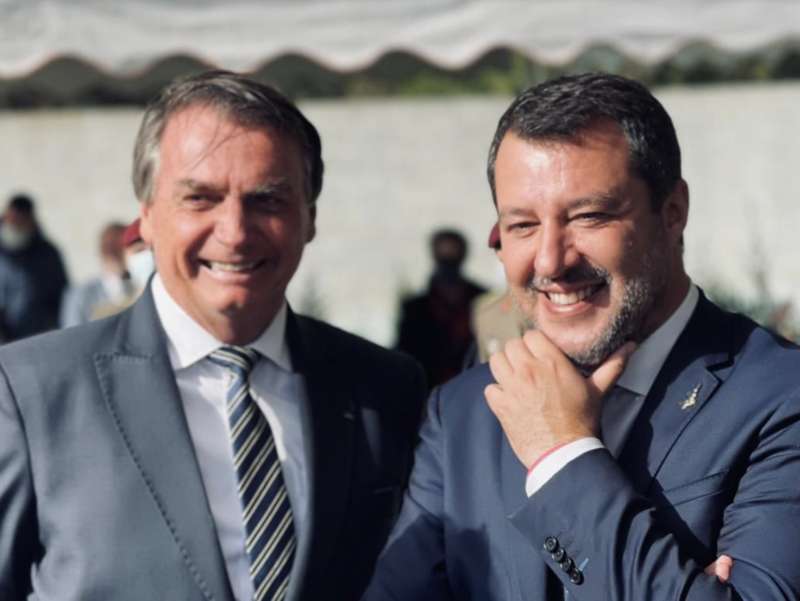 jair bolsonaro con matteo salvini