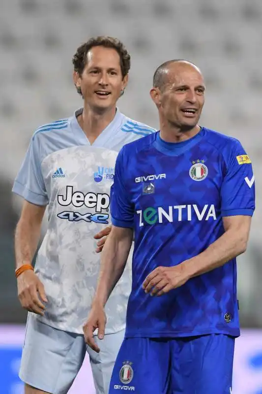 john elkann e massimiliano allegri foto mezzelani gmt 198