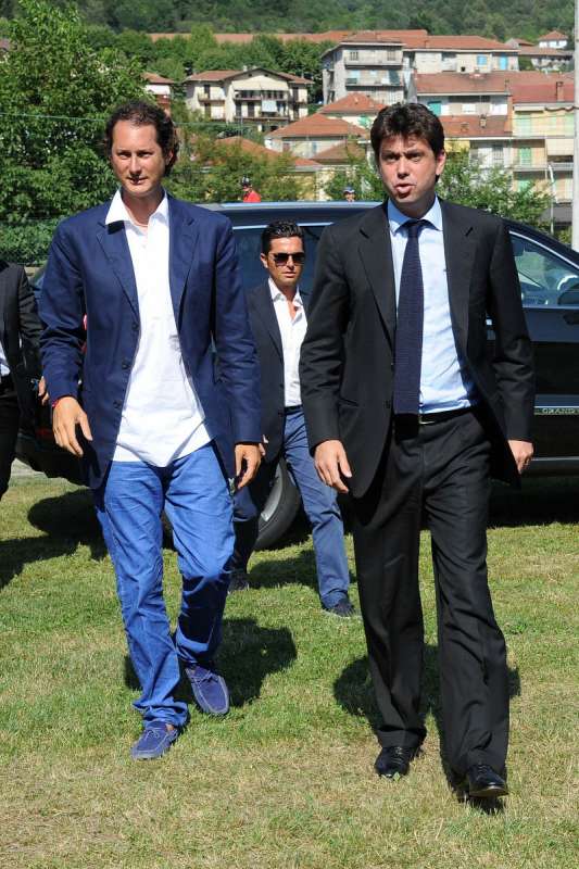 john elkann ed andrea agnelli foto mezzelani gmt22