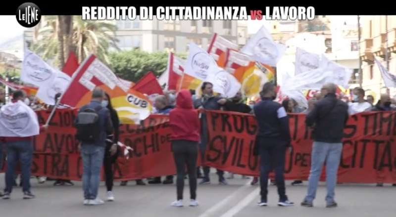 la protesta dei disoccupati a palermo contro il reddito di cittadinanza 10