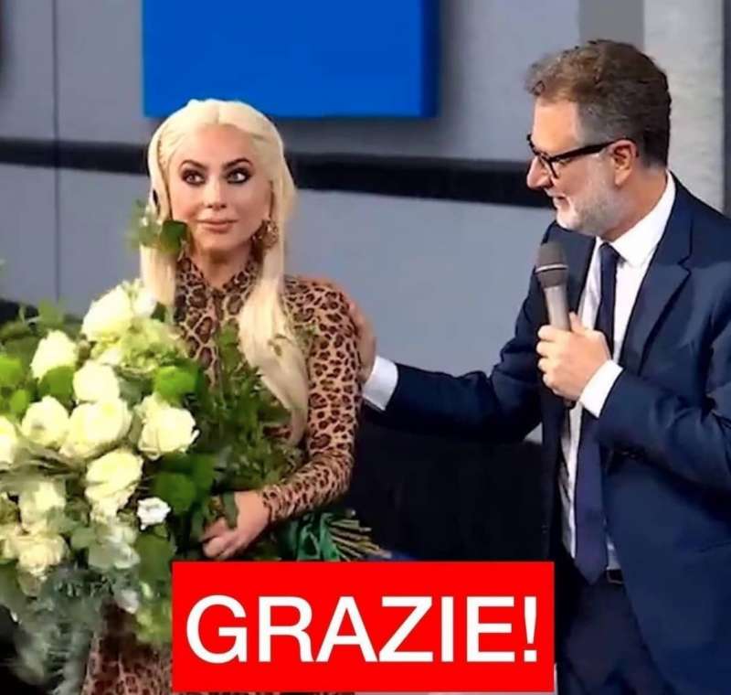 lady gaga da fabio fazio 10