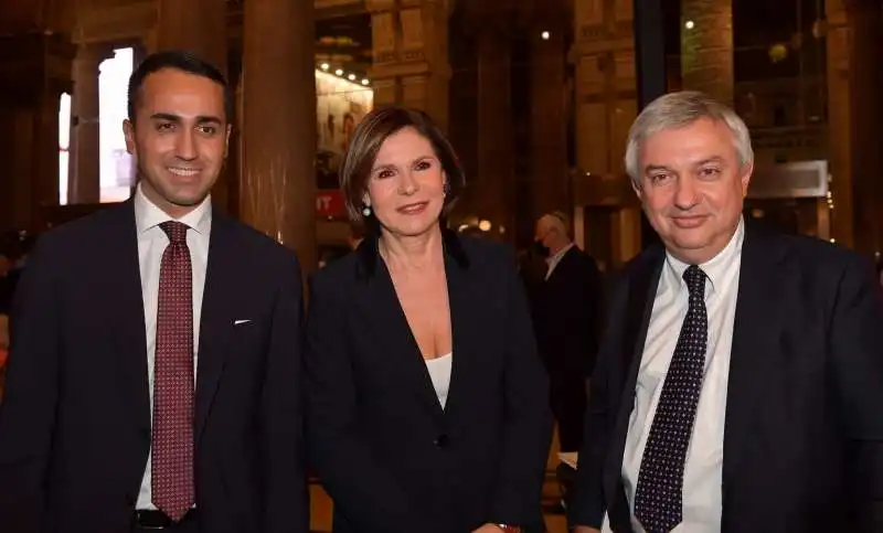 luigi di maio  bianca berlinguer  maurizio molinari  foto di bacco  (3)