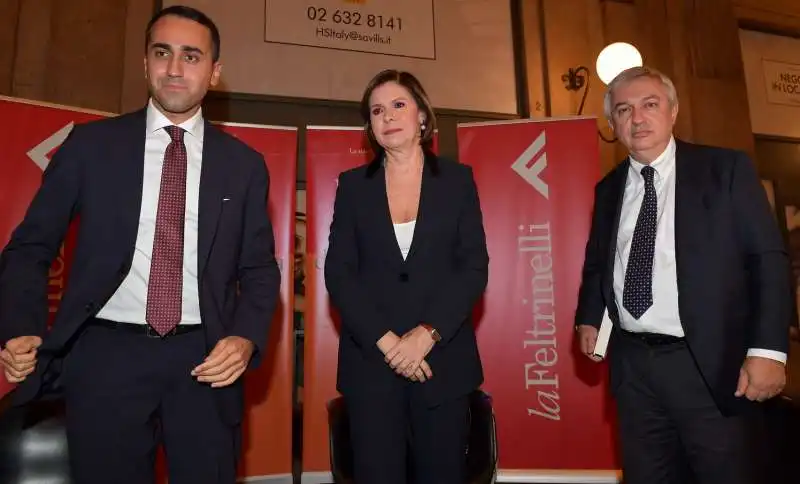 luigi di maio  bianca berlinguer  maurizio molinari  foto di bacco  (6)