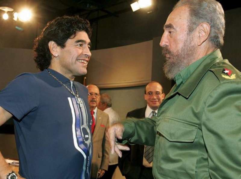 maradona fidel castro