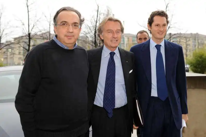 marchionne montezemolo elkann  foto mezzelani gmt 229