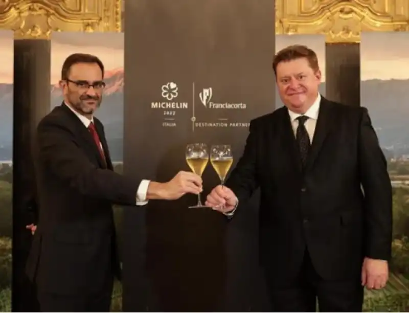 marco do (michelin) e silvano brescianini (consorzio franciacorta)