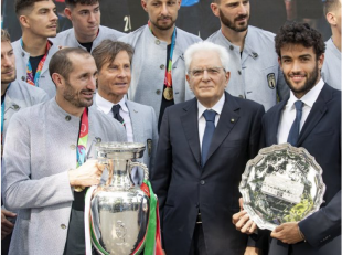 matteo berrettini mattarella e gli azzurri