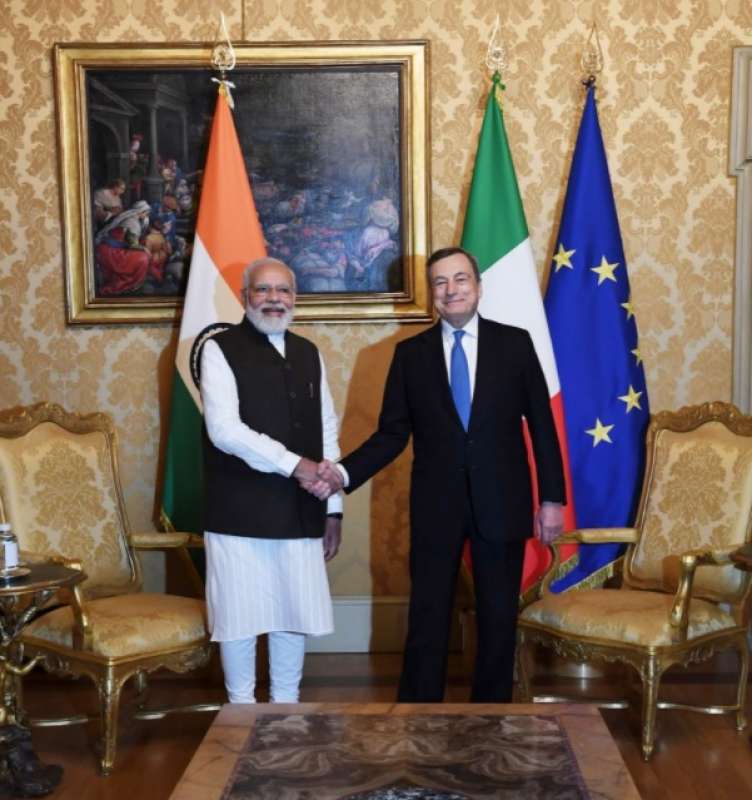 NARENDRA MODI MARIO DRAGHI