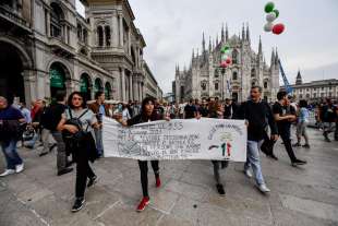 no green pass in piazza duomo a milano 1