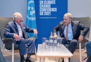 principe carlo con ivan duque marquez alla cop26