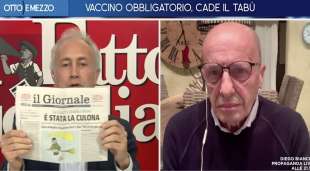 scazzo tra marco travaglio e alessandro sallusti 8