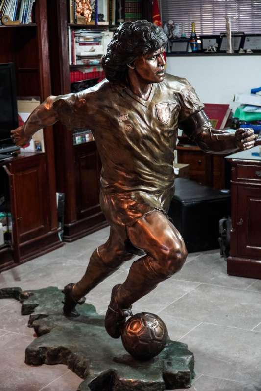 statua maradona domenico sepe 5