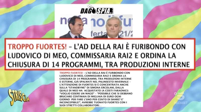 striscia la notizia riprende il dago scoop