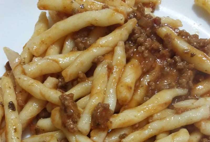 strozzapreti al ragu