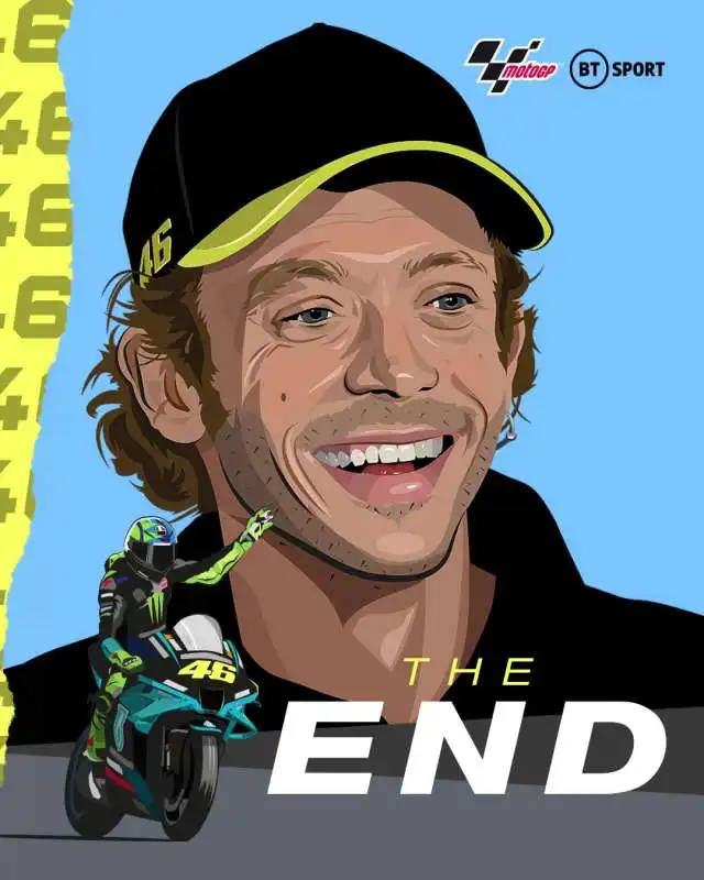 ULTIMA GARA DI VALENTINO ROSSI