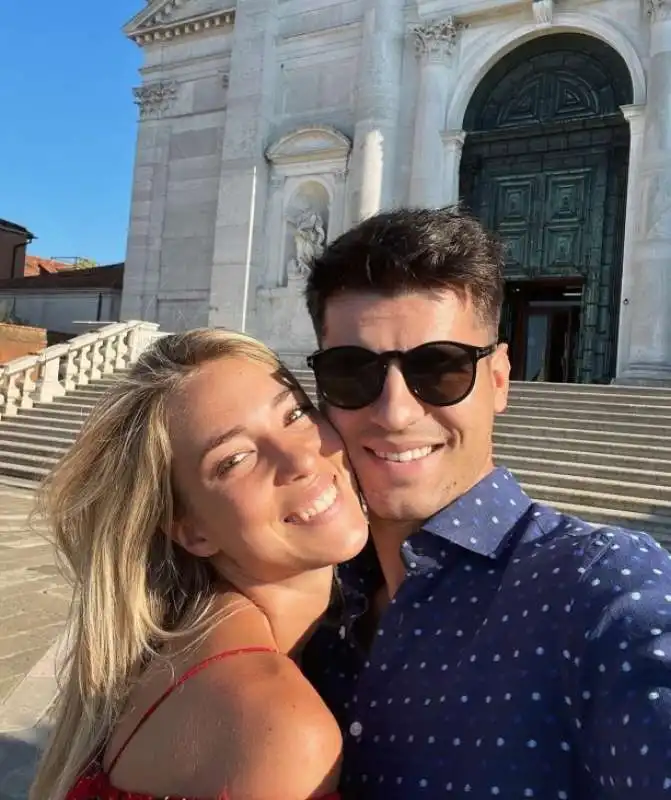 alvaro morata alice campello 