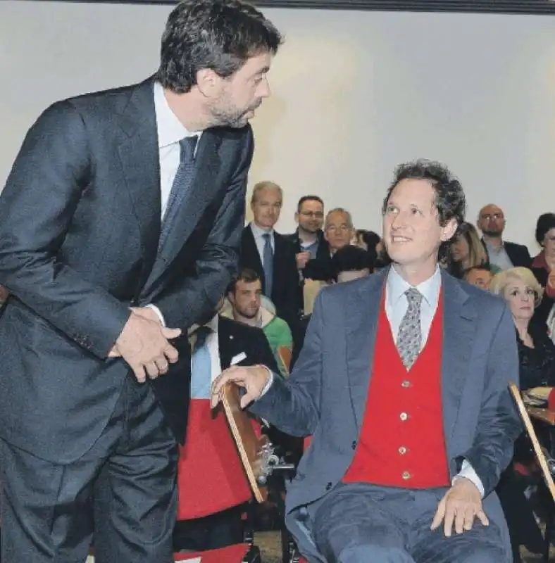 ANDREA AGNELLI E JOHN ELKANN