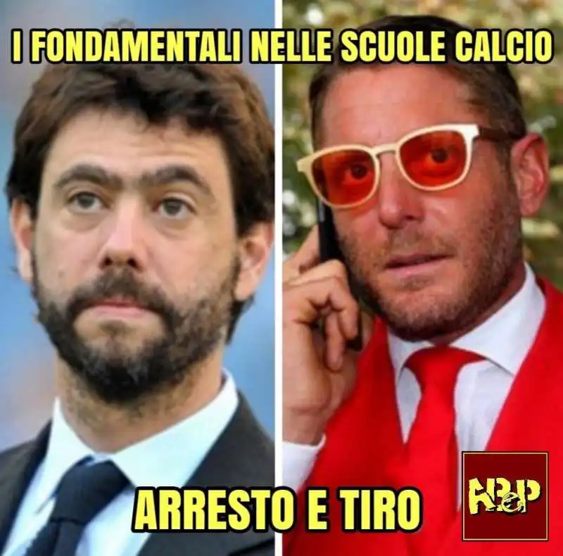 ANDREA AGNELLI LAPO ELKANN MEME JUVENTUS