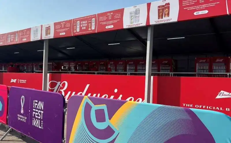 budweiser sponsor mondiali qatar