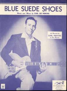 carl lee perkins blue suede shoes