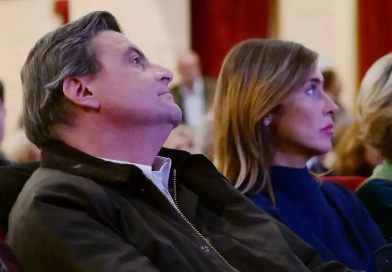 carlo calenda  maria elena boschi  foto di bacco